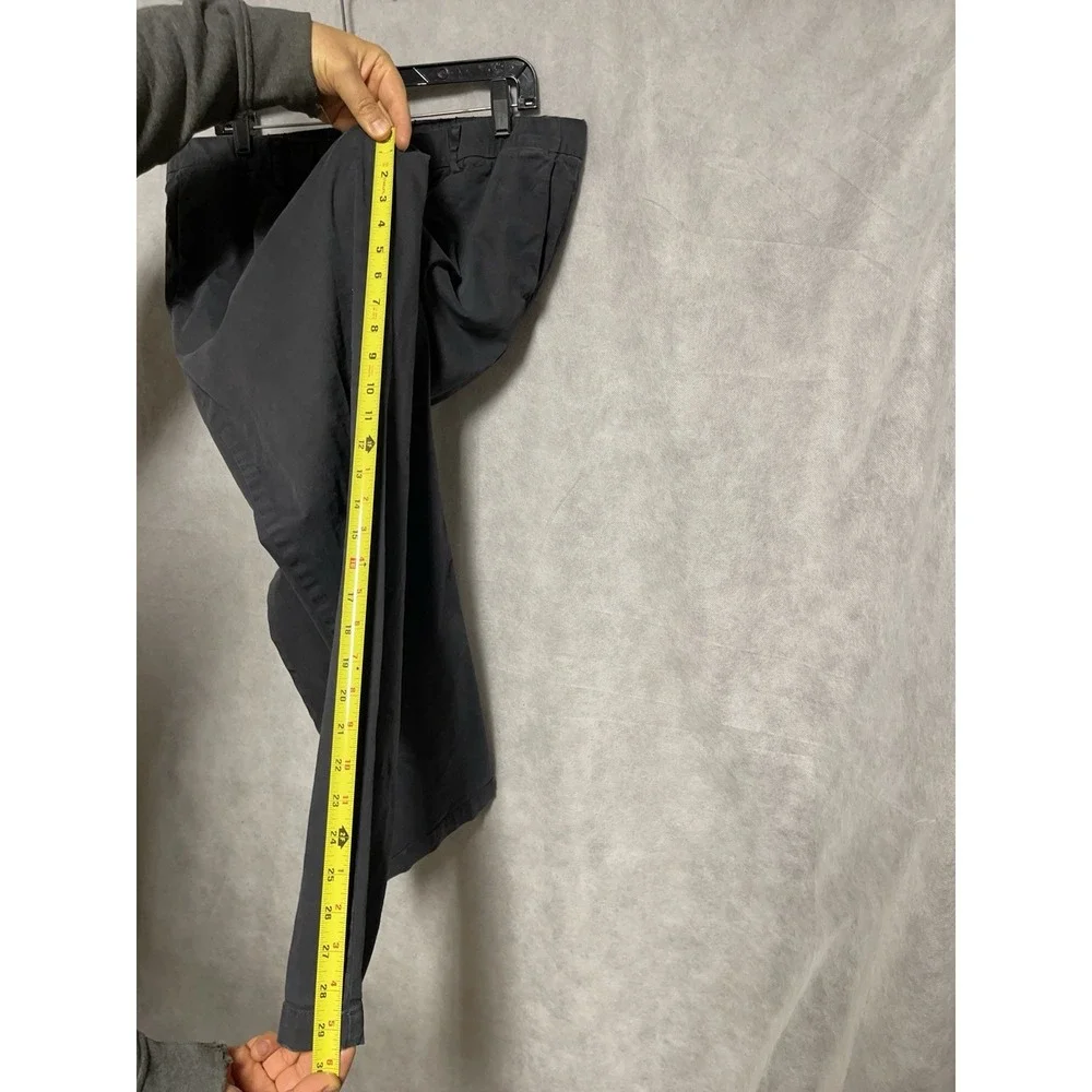 Bear Bottom Pants Men XL 36x30 Gray Twill Stretch Elastic Waist Straight Casual